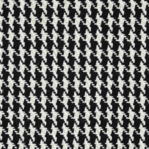 BlackHoundstooth: Black - 100% Wool Carpet